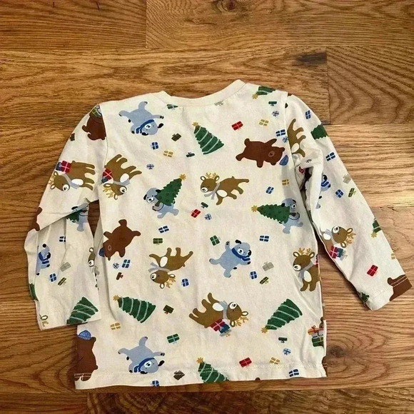 H&M Christmas Holiday Toddler Long Sleeve Shirt size 18 Months - Picture 5 of 5